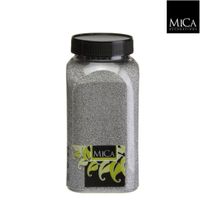Zand zilver fles 1 kilogram - Mica Decorations - thumbnail