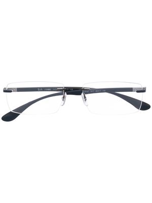 Ray-Ban lunettes de vue à monture rectangulaire - Bleu