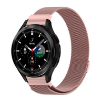 Samsung Galaxy Watch 4 Classic - 42mm / 46mm - Milanese bandje (ronde connector) - Rosé goud