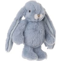 Bukowski pluche konijn knuffeldier - lichtblauw - staand - 22 cm - luxe knuffels