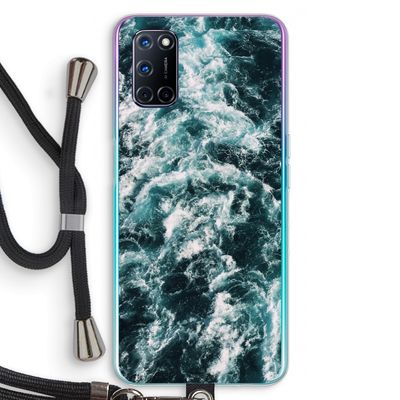 Zee golf: Oppo A72 Transparant Hoesje met koord