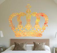 Sticker decoratie koninklijke kroon - thumbnail