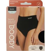 Boody menstr onderg zwart norm mt l