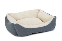 Beeztees Beeztees Mogina Kattenmand Pluche Blauw 45x37x18cm