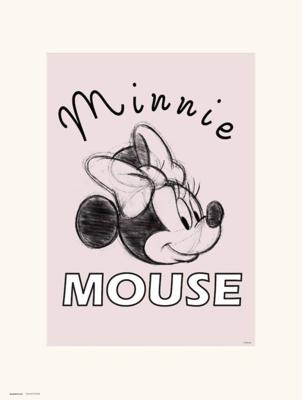 Kunstdruk Disney Minnie Mouse 30x40cm