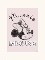 Kunstdruk Disney Minnie Mouse 30x40cm