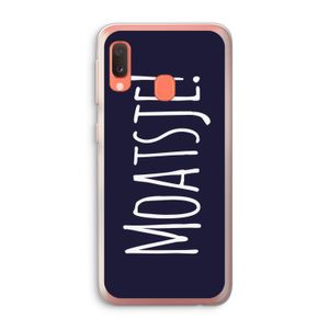 Moatsje!: Samsung Galaxy A20e Transparant Hoesje