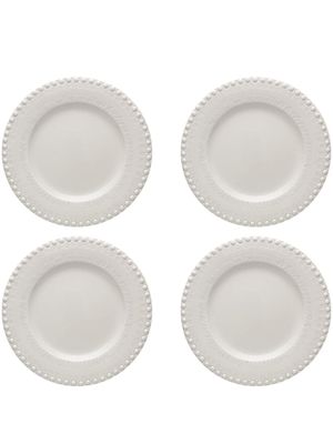 Bordallo Pinheiro lot de quatre assiettes Fantasia - Tons neutres