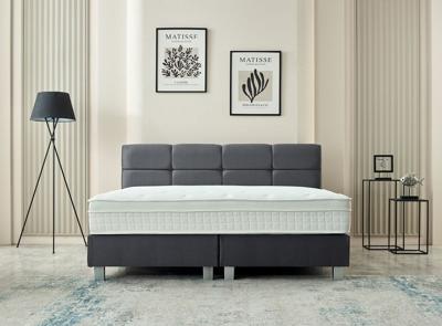 Dreamhouse - Vida Basic Boxspring - Antraciet - 160 x 200 / Met montage