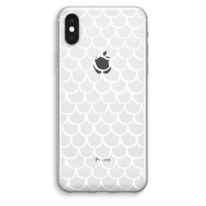 Dakpannetjes: iPhone XS Max Transparant Hoesje