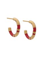 Aurelie Bidermann petites boucles d'oreilles Positano - Rouge - thumbnail