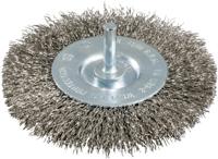Metabo ronde staaldraadborstel round brush with 6mm shaf d=75mm steel