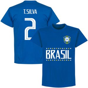 Brazilië T. Silva 2 Team T-Shirt