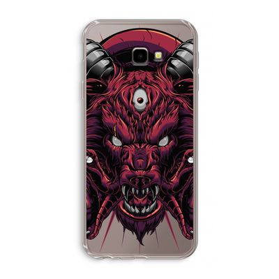 Hell Hound and Serpents: Samsung Galaxy J4 Plus Transparant Hoesje