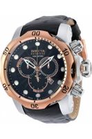 Horlogeband Invicta 90132.01 Leder Zwart 26mm - thumbnail