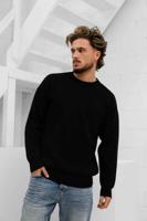 Malelions Oversized Emblem Knitted Sweater Heren Zwart - Maat XL - Kleur: Zwart | Soccerfanshop