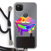 Lip Palette: Pixel 4a Transparant Hoesje met koord