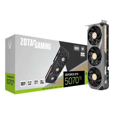 Grafische kaart Zotac ZT-B50710J3-10P nvidia geforce rtx 5070 ti 16 GB GDDR7