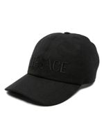 Versace casquette à logo brodé - Noir - thumbnail