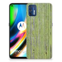 Motorola Moto G9 Plus | Bumper Hoesje | Green Wood