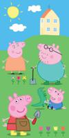 Peppa Pig strandlaken Garden 70 x 140 cm