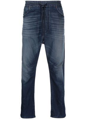 Diesel jean cigarette à coupe sarouel - Bleu
