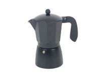 Zwarte Percolator Express - Espressomaker - 3 kops - 150ml - Zwart - Espresso op vuur
