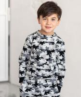 Long Sleeve Shirt Camouflage Grey