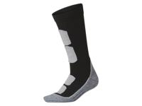 esmara Dames thermo sportsokken (Zwart/zilver, 39/40)
