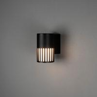 KonstSmide Design wandlampPistoia zwart met wit glas - 7357-752