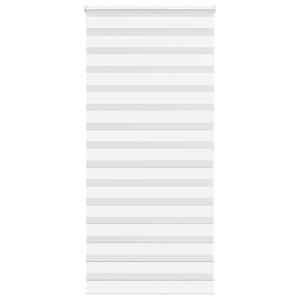 VidaXL Zebra rolgordijn 95x200 cm stofbreedte 90,9 cm polyester wit