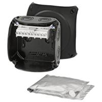 Hensel 62000106 Verdeeldoos Halogeenvrij, Verzegelbaar, Weerbestendig (l x b) 130 mm x 130 mm 1 stuk(s)