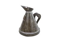 Schenkkan Jug S antiek zwart metaal 1ltr 15x17x22cm Schenkkan Jug S antiek zwart metaal 1ltr 15x17x22cm
