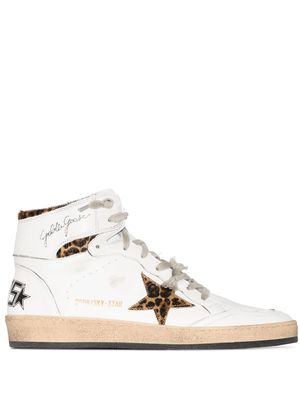 Golden Goose baskets montantes Sky-Star - Blanc
