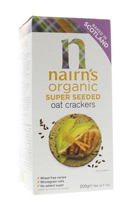 Oatcakes organic seeded bio