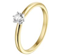 TFT Ring Diamant 0.25ct H SI Bicolor Goud - thumbnail