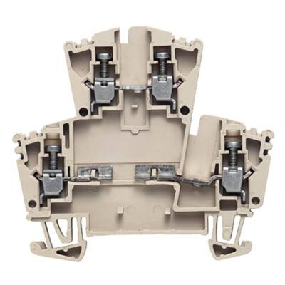 Element-serieklem WDK 2.5/D/3 1023100000 Donkerbeige Weidmüller 100 stuk(s)