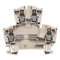 Element-serieklem WDK 2.5/D/3 1023100000 Donkerbeige Weidmüller 100 stuk(s)