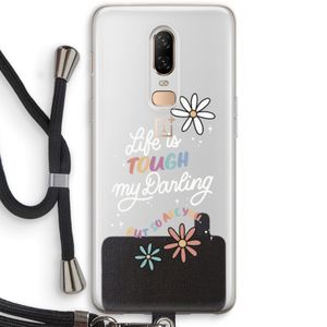 Tough Life: OnePlus 6 Transparant Hoesje met koord