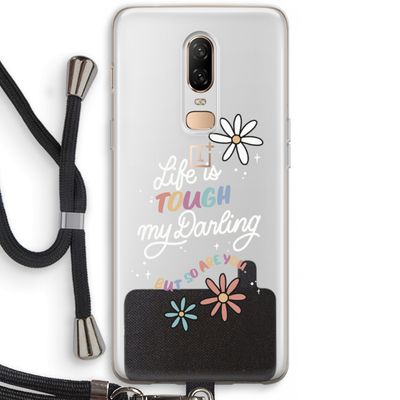 Tough Life: OnePlus 6 Transparant Hoesje met koord
