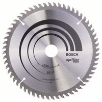 Bosch Accessoires Cirkelzaagblad Optiline Wood 235 x 30/25 x 2,8 mm, 60 1st - 2608641192 - thumbnail
