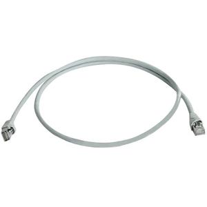 Telegärtner 100008826 RJ45 Netwerkkabel, patchkabel CAT 6A S/FTP 7.50 m Grijs Vlambestendig, Snagless, Pair afscherming, Afgeschermd (dubbel), Halogeenvrij, UL