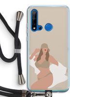 One of a kind: Huawei P20 Lite (2019) Transparant Hoesje met koord