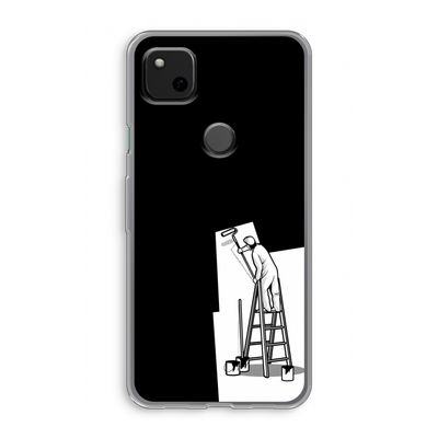 Musketon Painter: Google Pixel 4a Transparant Hoesje