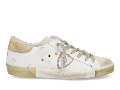 Philippe Model PRSX low blanc sable Wit maat 37