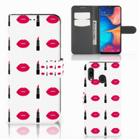 Samsung Galaxy A30 Telefoon Hoesje Lipstick Kiss