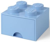 Room Copenhagen LEGO Brick Drawer 4 Licht blauw opbergdoos - thumbnail