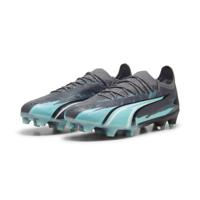 PUMA Ultra Ultimate Gras / Kunstgras Voetbalschoenen (MG) Donkergrijs Turquoise Zwart - thumbnail