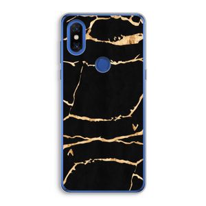 Gouden marmer: Xiaomi Mi Mix 3 Transparant Hoesje