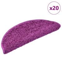 Trapmatten 20 st 65x21x4 cm paars